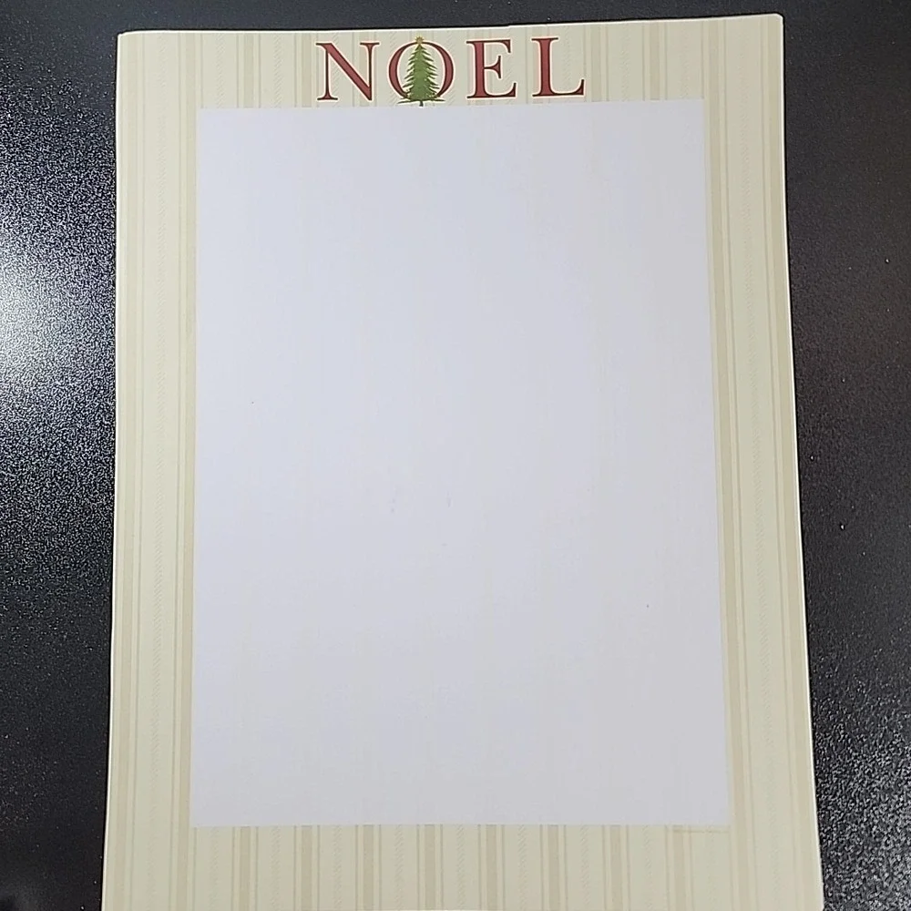 30 Sheets Computer Stationary Christmas Letter Announcments, Junk Journal Paper